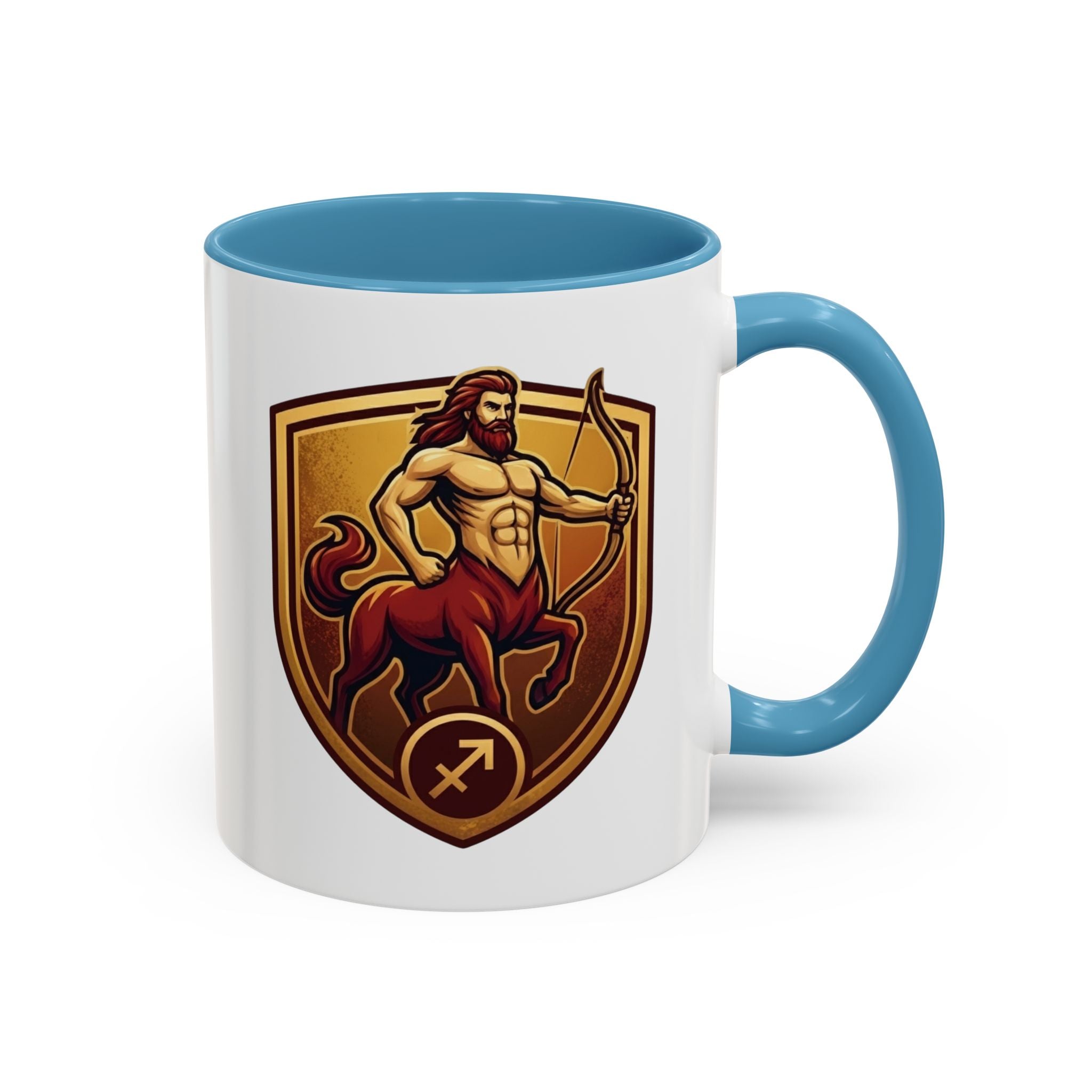Sagittarius Centaur Coffee Mug — Zodiac Archer Accent Mug (11/15oz)