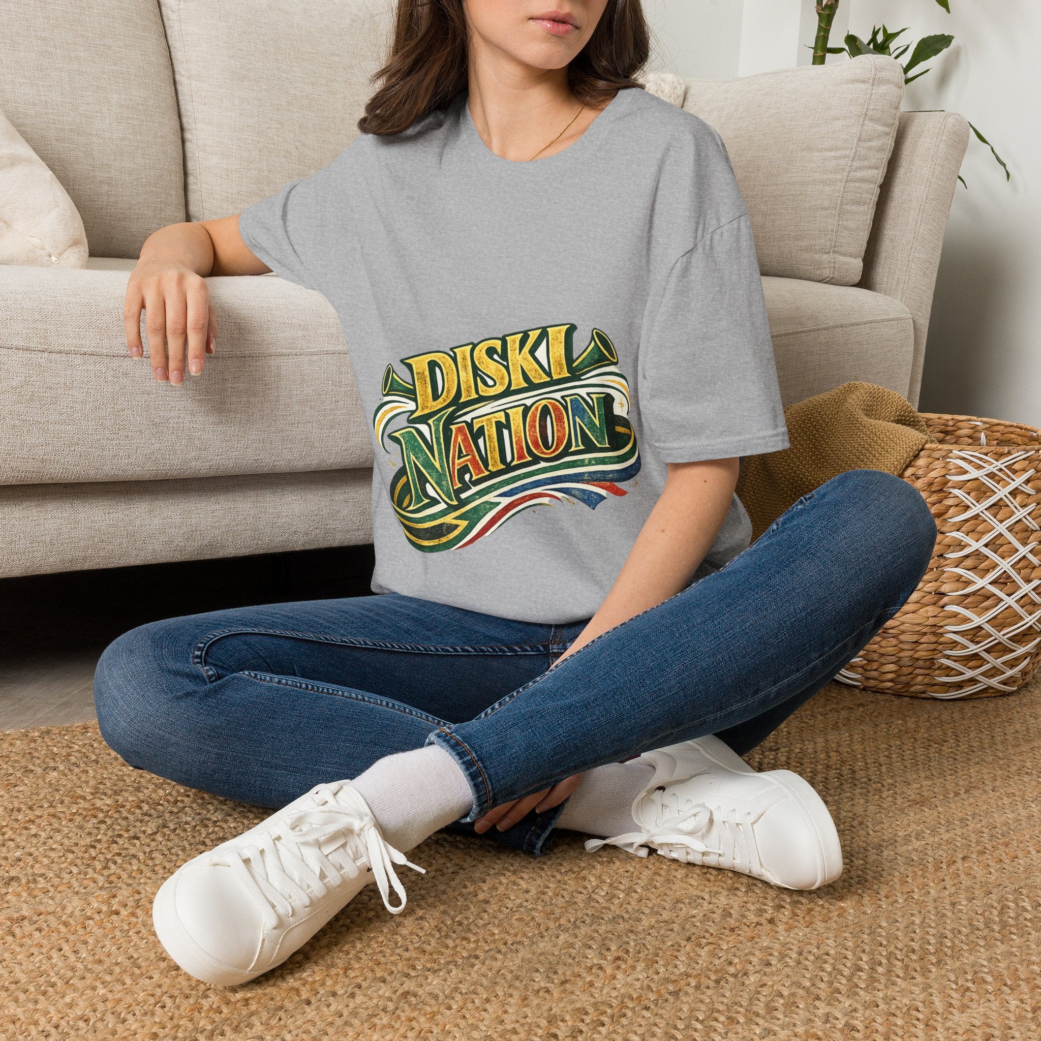South Africa Diski Nation T-Shirt — Retro Reggae Graphic Tee