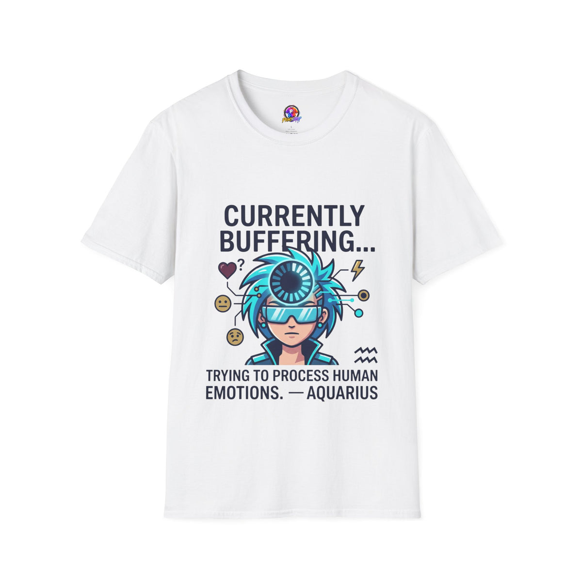 Currently Buffering T-Shirt — Funny Aquarius Zodiac Tee