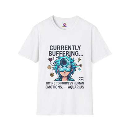 Currently Buffering T-Shirt — Funny Aquarius Zodiac Tee