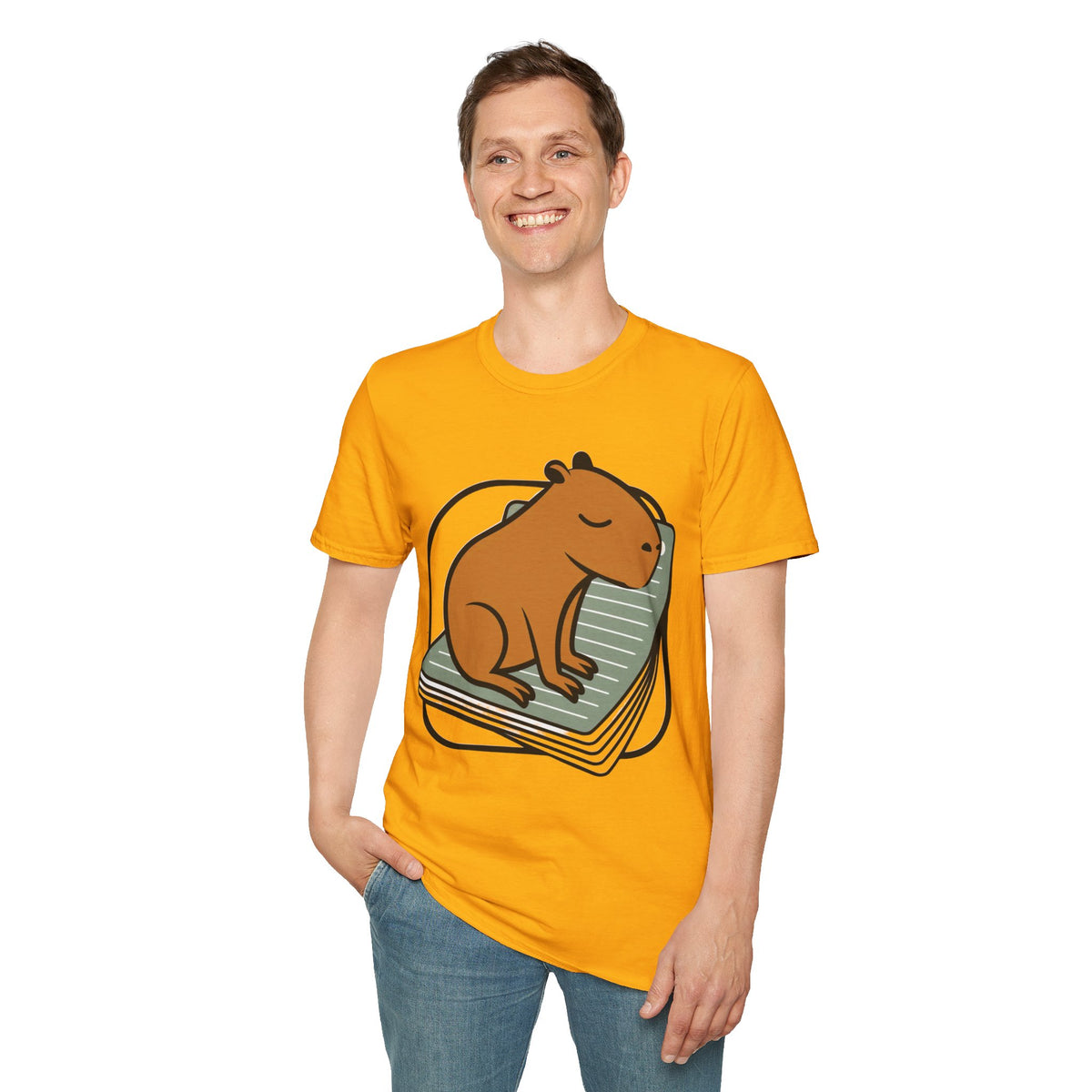 Capybara Nap T-Shirt — Cute Relaxed Capybara Illustration Tee - Trending Now - August 2026