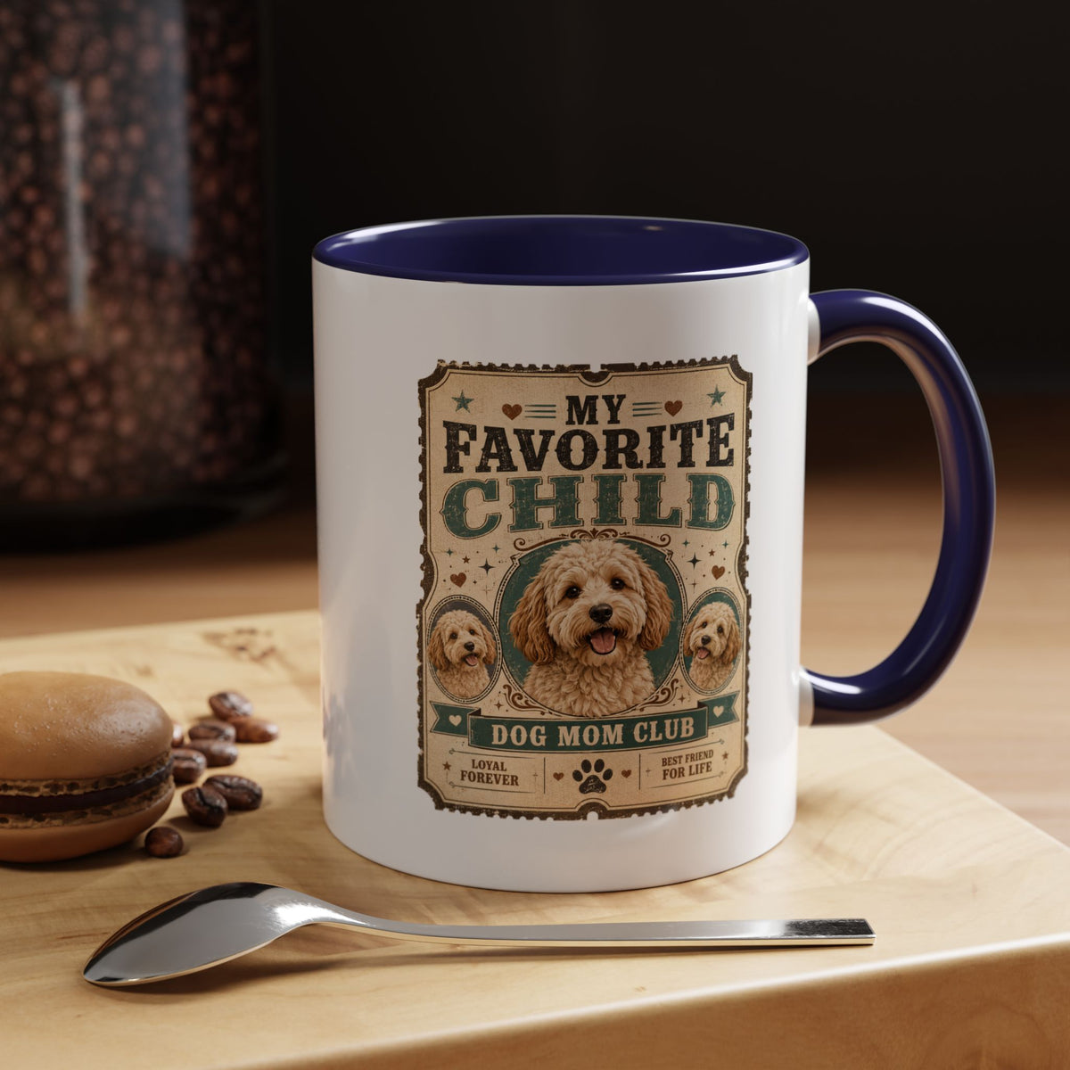 Milo Bailey Dog Dad Mom My Favorite Child Dog Mom Coffee Mug — Funny Dog Mom Gift