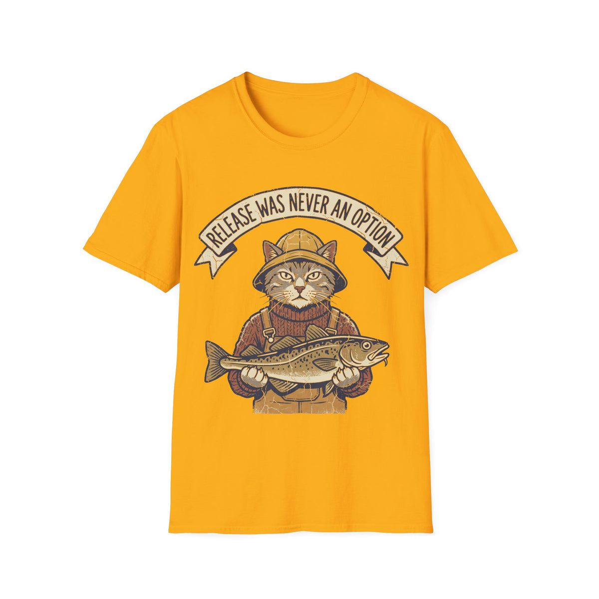T-Shirt — “Please Was Never An Option” Cat Fisher Graphic Tee - Trending Now - September 2026