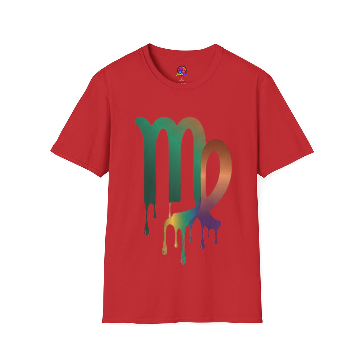 Virgo Zodiac Drip T-Shirt — Colorful Virgo Sign Astrology Tee