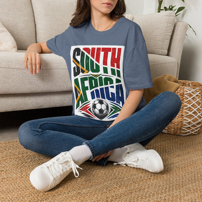 South Africa Soccer T-Shirt — Vintage Flag Football Fan Tee
