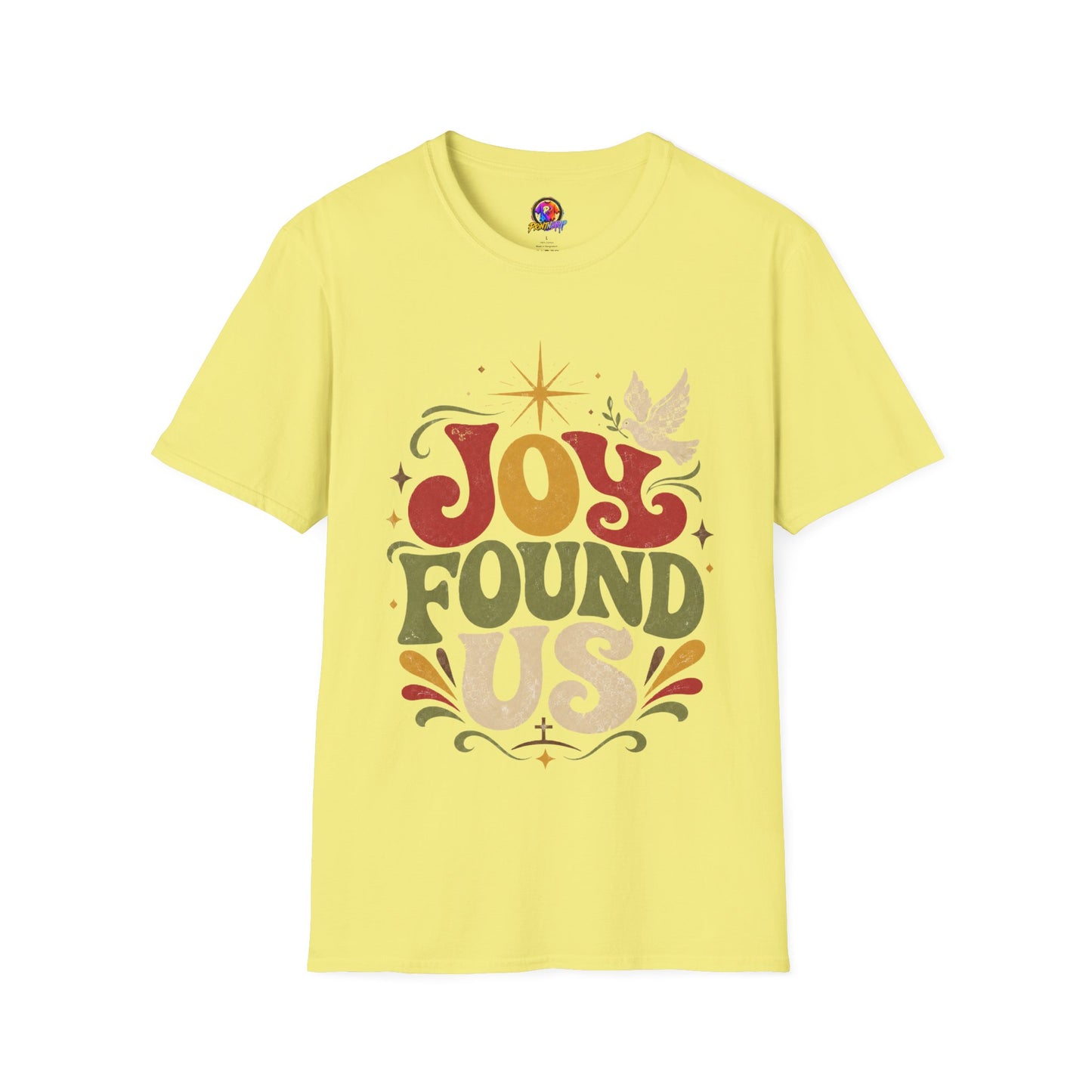 Joy Found Us T‑Shirt — Retro Christmas Holiday Graphic Tee