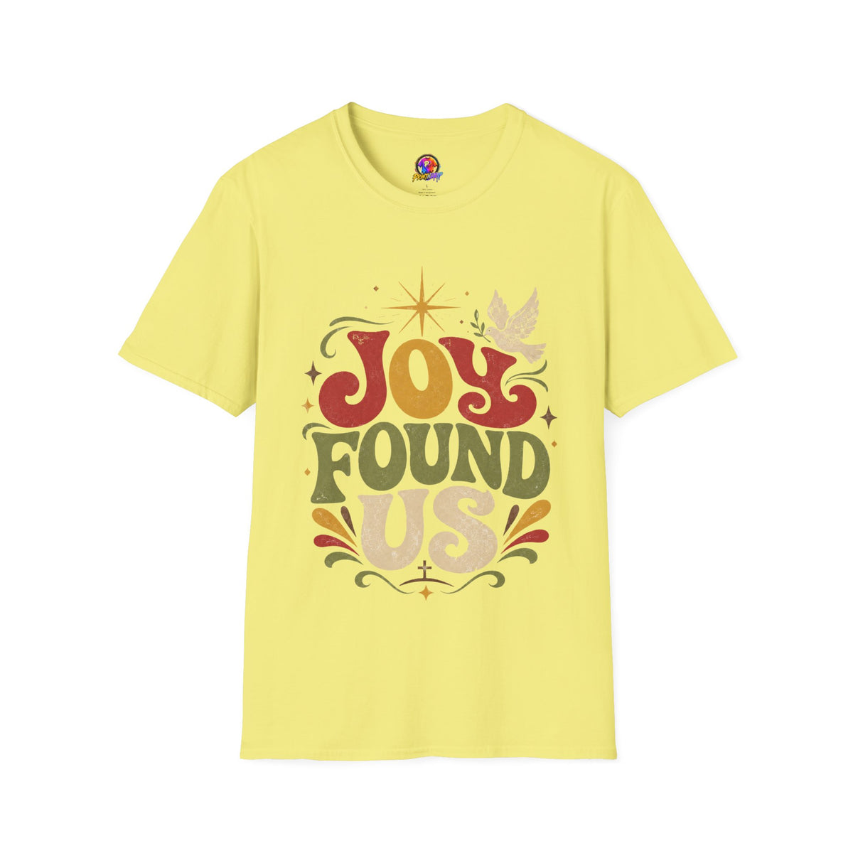 Joy Found Us T‑Shirt — Retro Christmas Holiday Graphic Tee