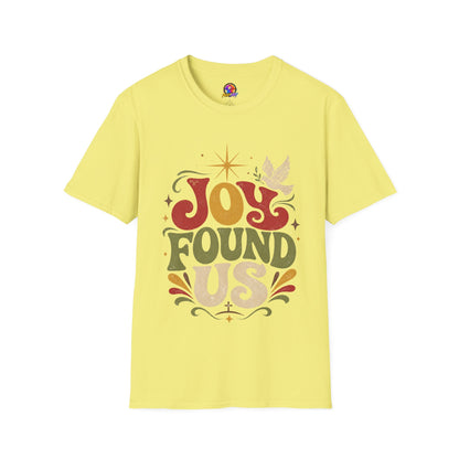 Joy Found Us T‑Shirt — Retro Christmas Holiday Graphic Tee