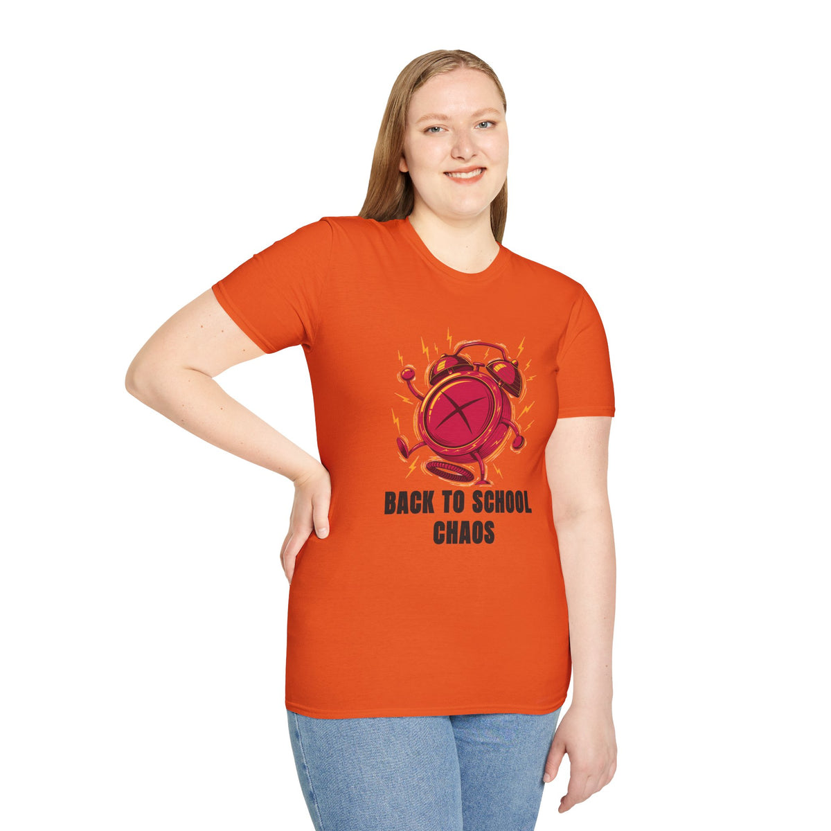 Back to School Chaos T-Shirt — Funny Alarm Clock Graphic Tee - Trending Now - August 2026