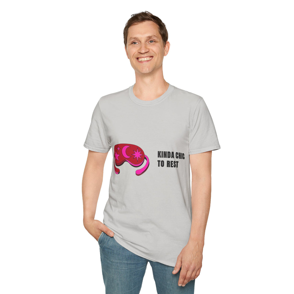 T-Shirt — "Kinda Gotta Rest" Pink Moon Graphic Tee - Trending Now - September 2026