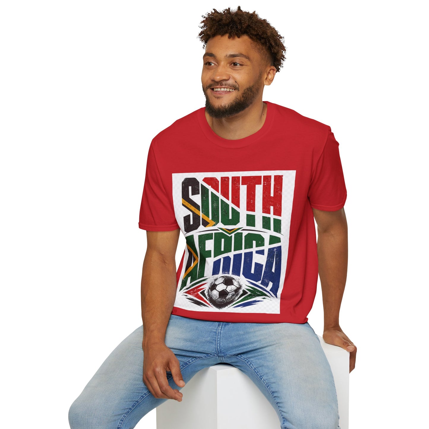 South Africa Soccer T-Shirt — Vintage Flag Football Fan Tee