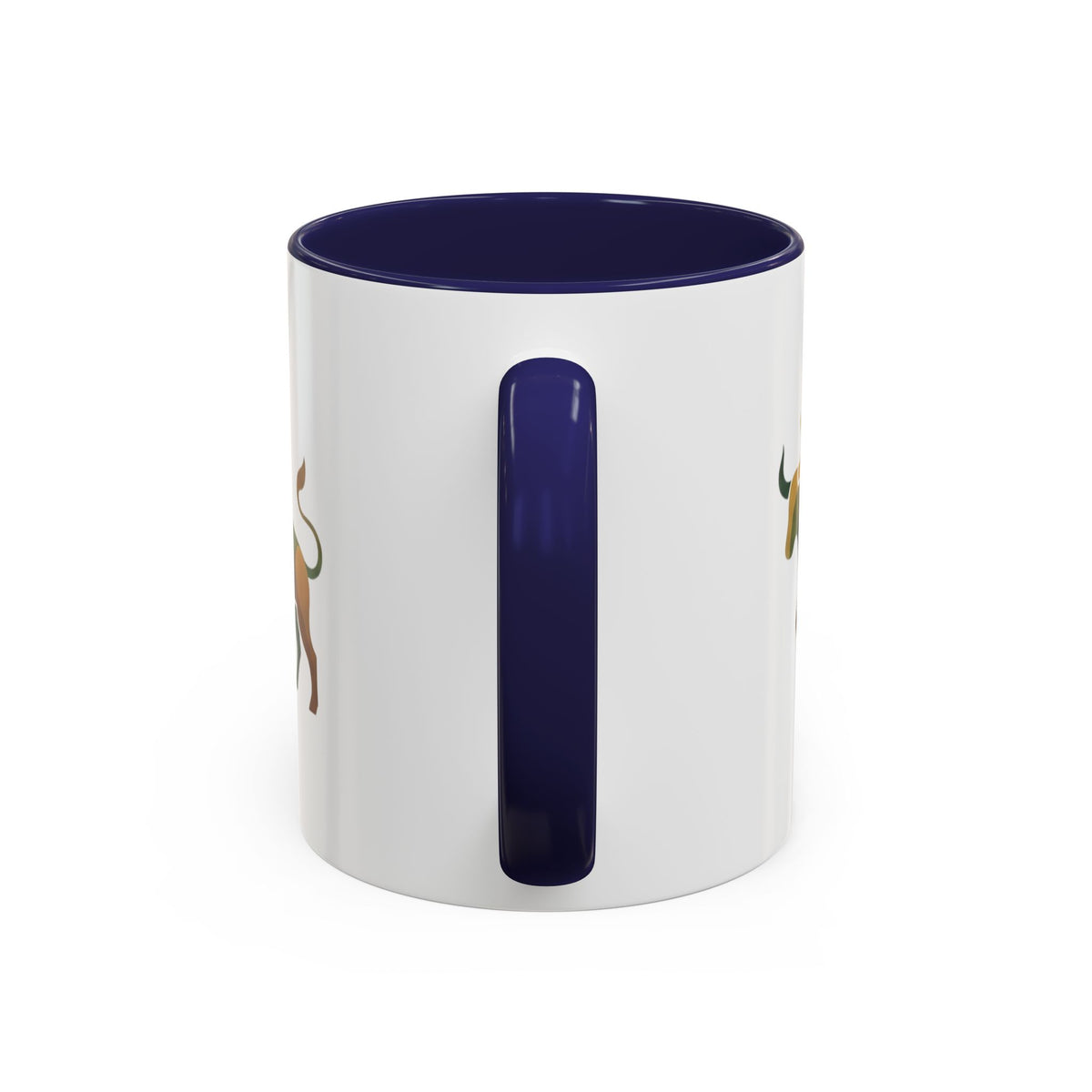 Taurus Geometric Bull Accent Coffee Mug — Taurus Zodiac Gift