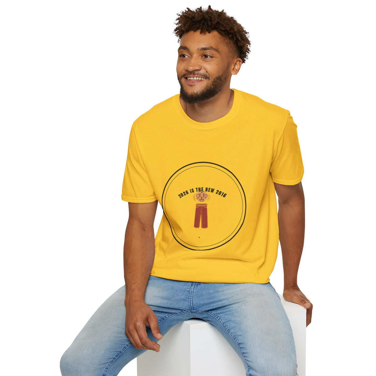 T-Shirt — “2026 Is The New 2016” Retro Disco Graphic Tee - Trending Now - September 2026