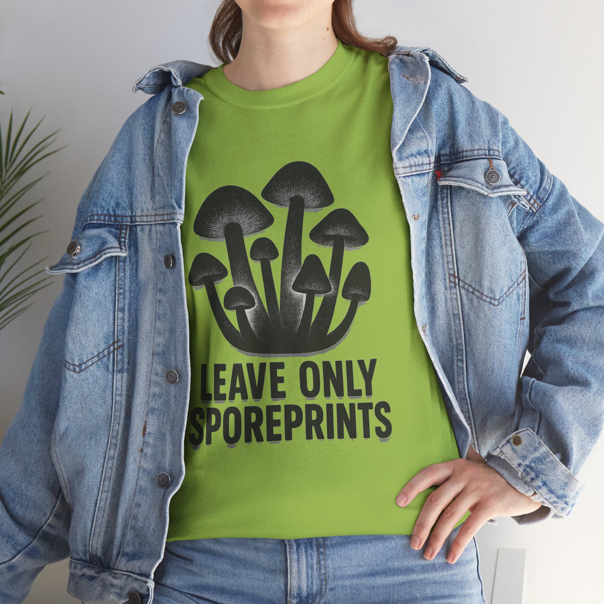 Mushroom Tee — "Leave Only Sporeprints" Eco Nature Graphic Shirt - Trending Now - August 2026