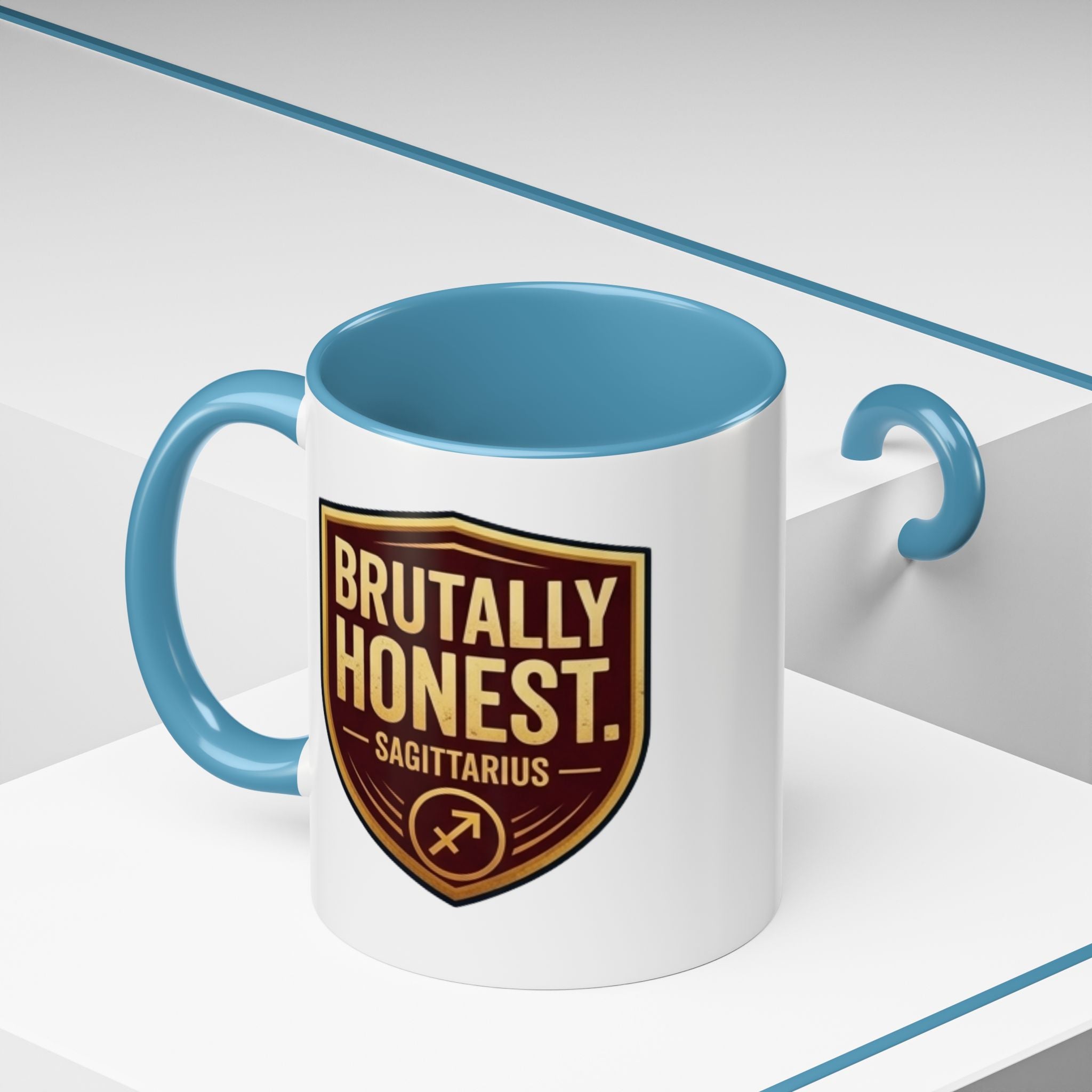 Sagittarius Coffee Mug - "Brutally Honest" Zodiac Accent Mug (11/15oz)