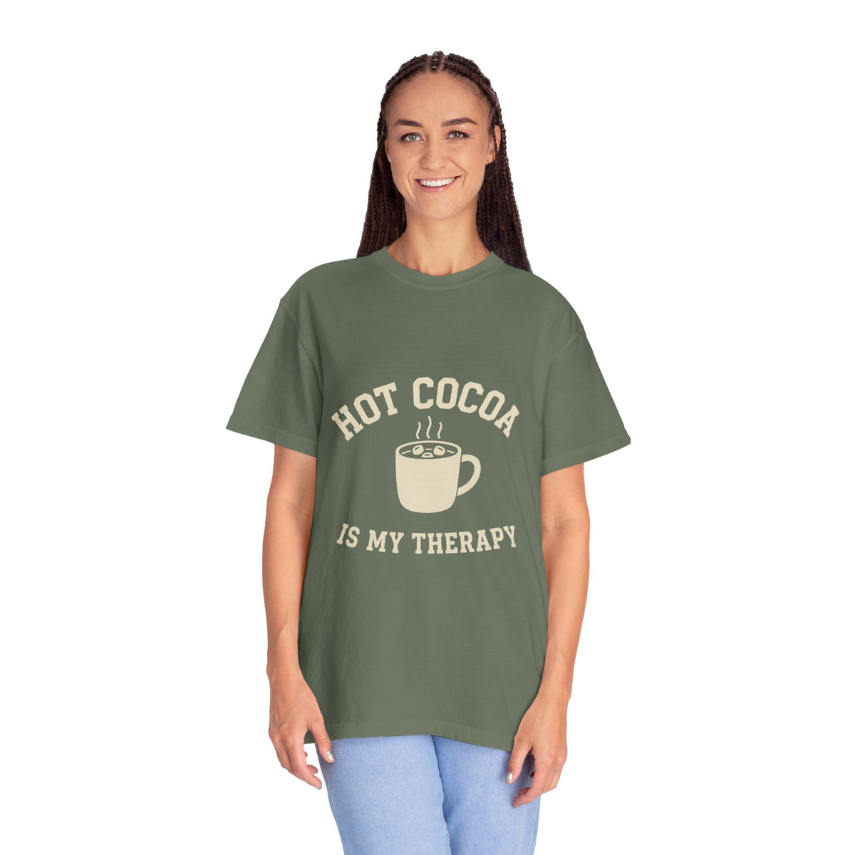 Hot Cocoa Is My Therapy T-Shirt - Trending Now - October 2026