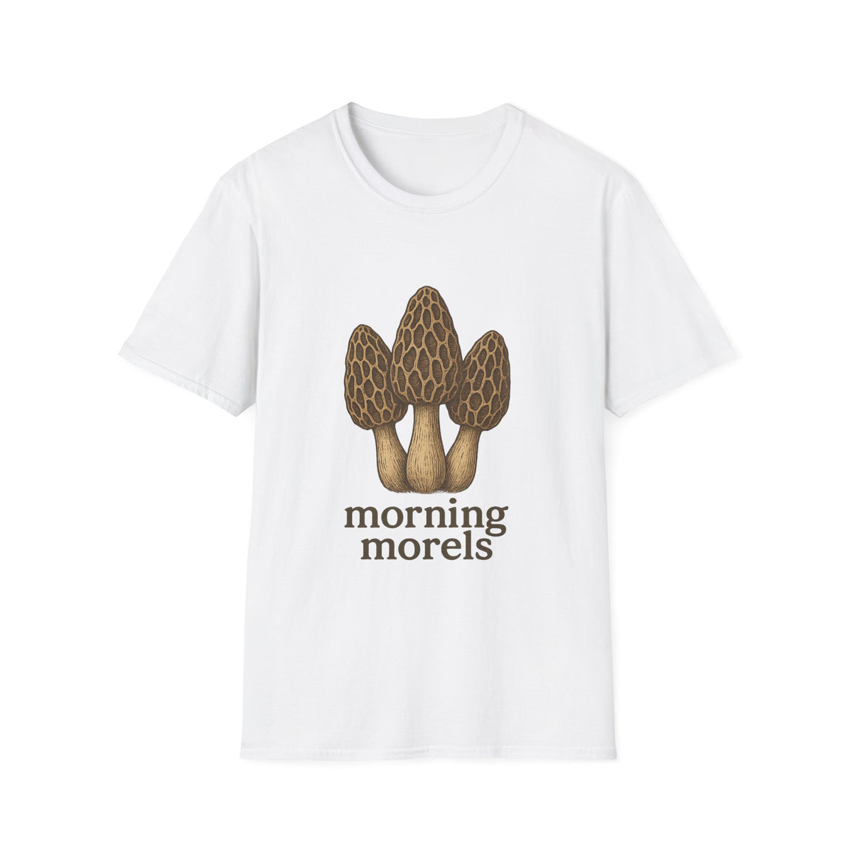 Morel Mushroom T-Shirt — Forager Graphic Tee ("Morel Hunter") - Trending Now - August 2026