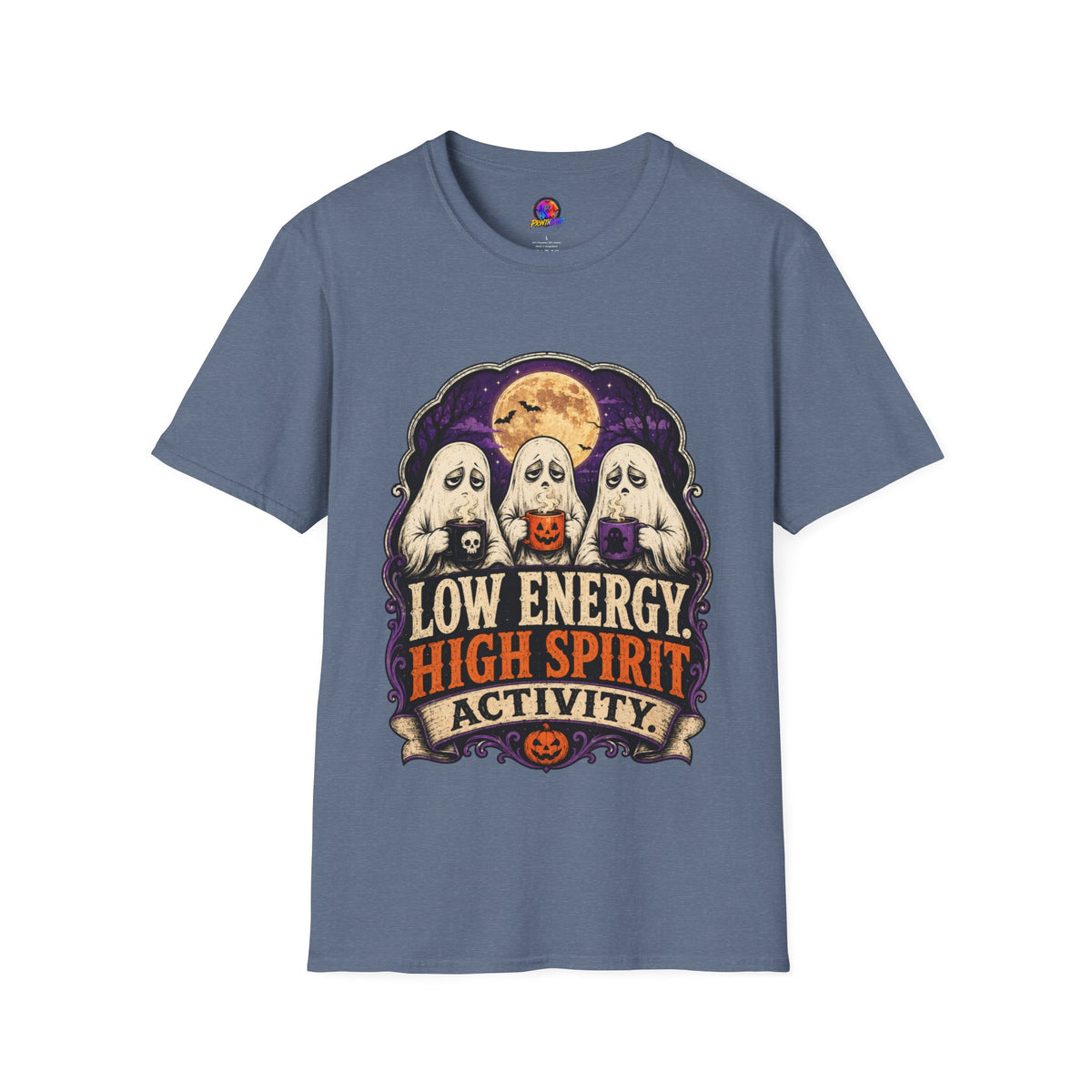 Halloween Low Energy High Spirit Unisex Softstyle T-Shirt