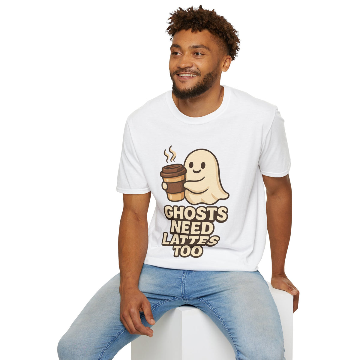 Ghosts Need Lattes Too T-Shirt - Trending Now - August 2026