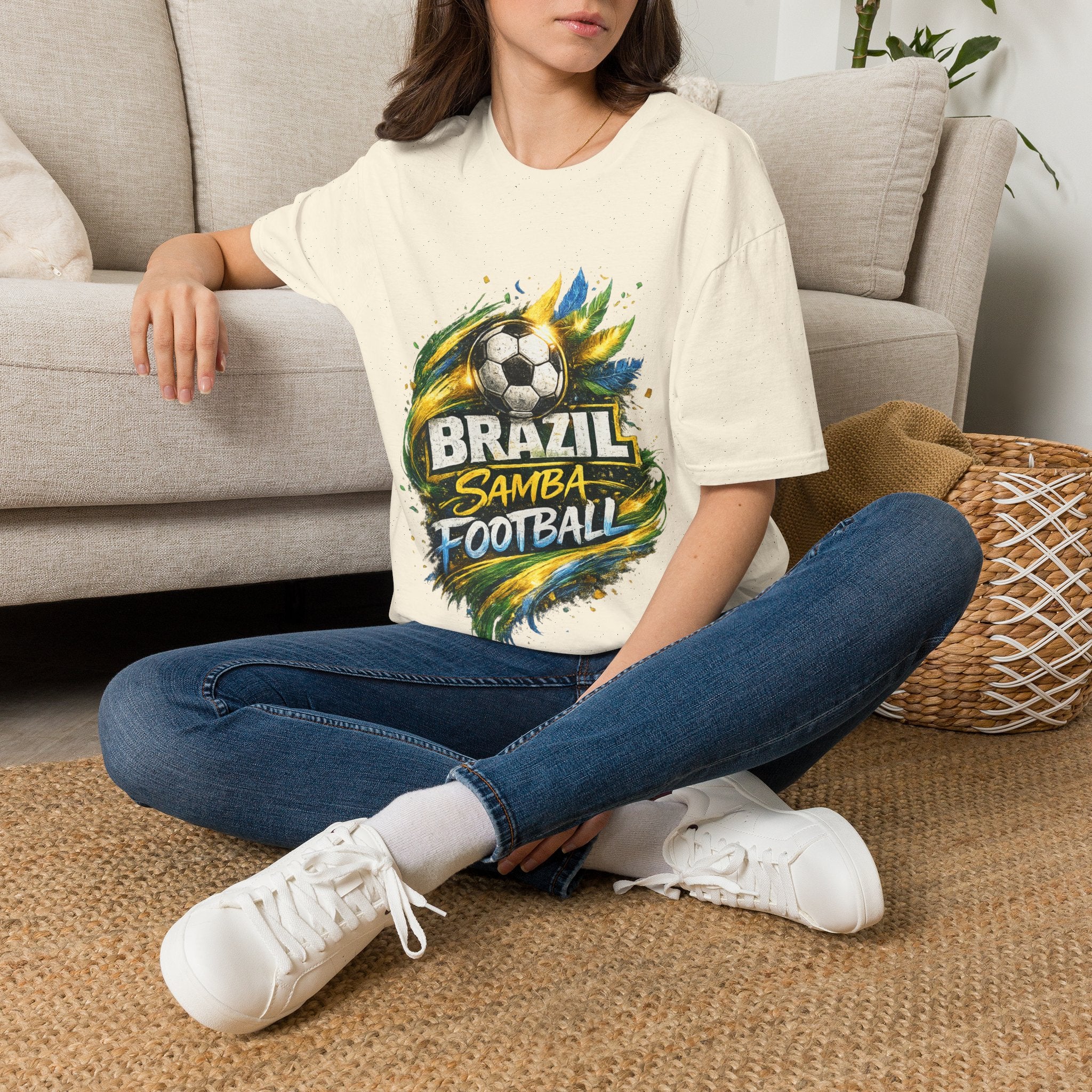 Brazil Samba Football T‑Shirt