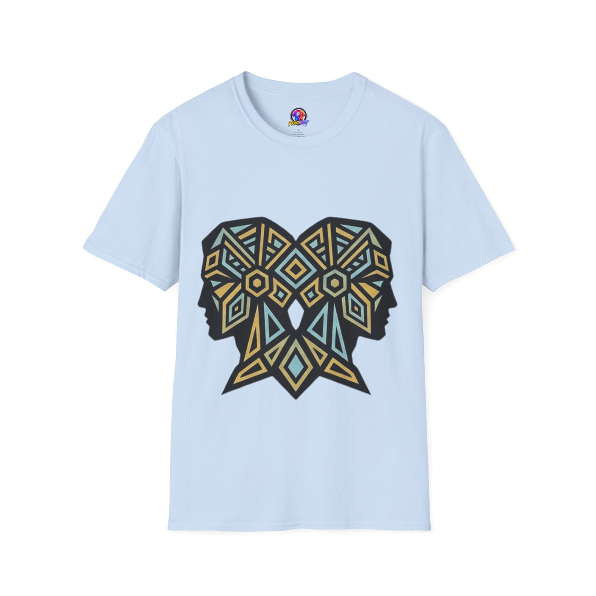 Geometric Elephant Tee — Tribal Mosaic Elephant Graphic T-Shirt