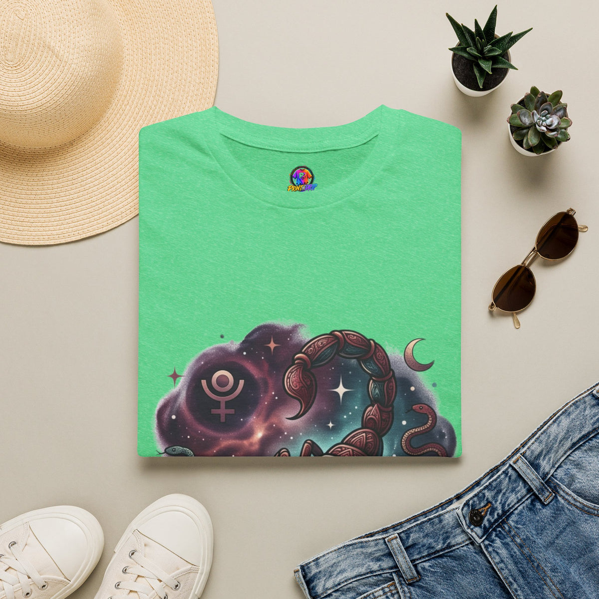 Scorpio Constellation T-Shirt — Cosmic Scorpion Zodiac Tee