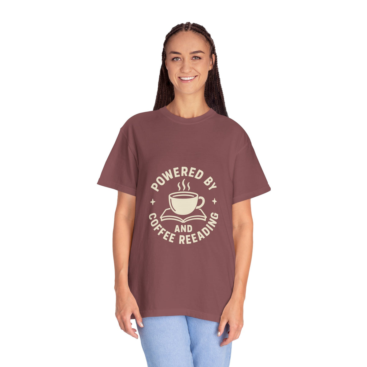 Coffee & Reading T-Shirt — "Powered by Coffee and Reading" Graphic Tee - Trending Now - October 2026