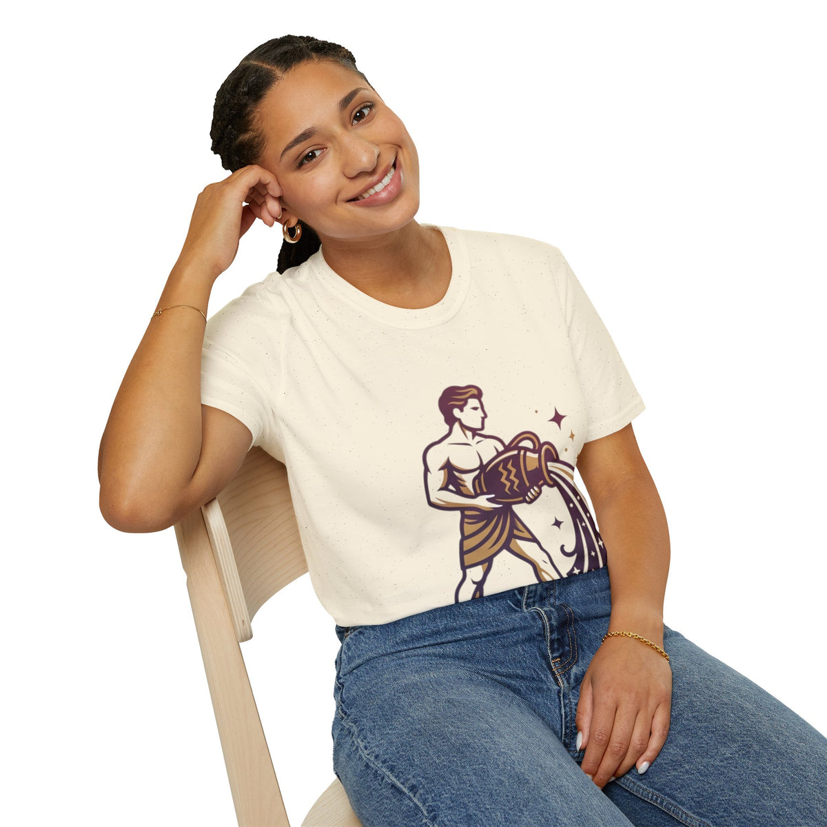 Aquarius Zodiac T-Shirt — Water Bearer Astrology Tee