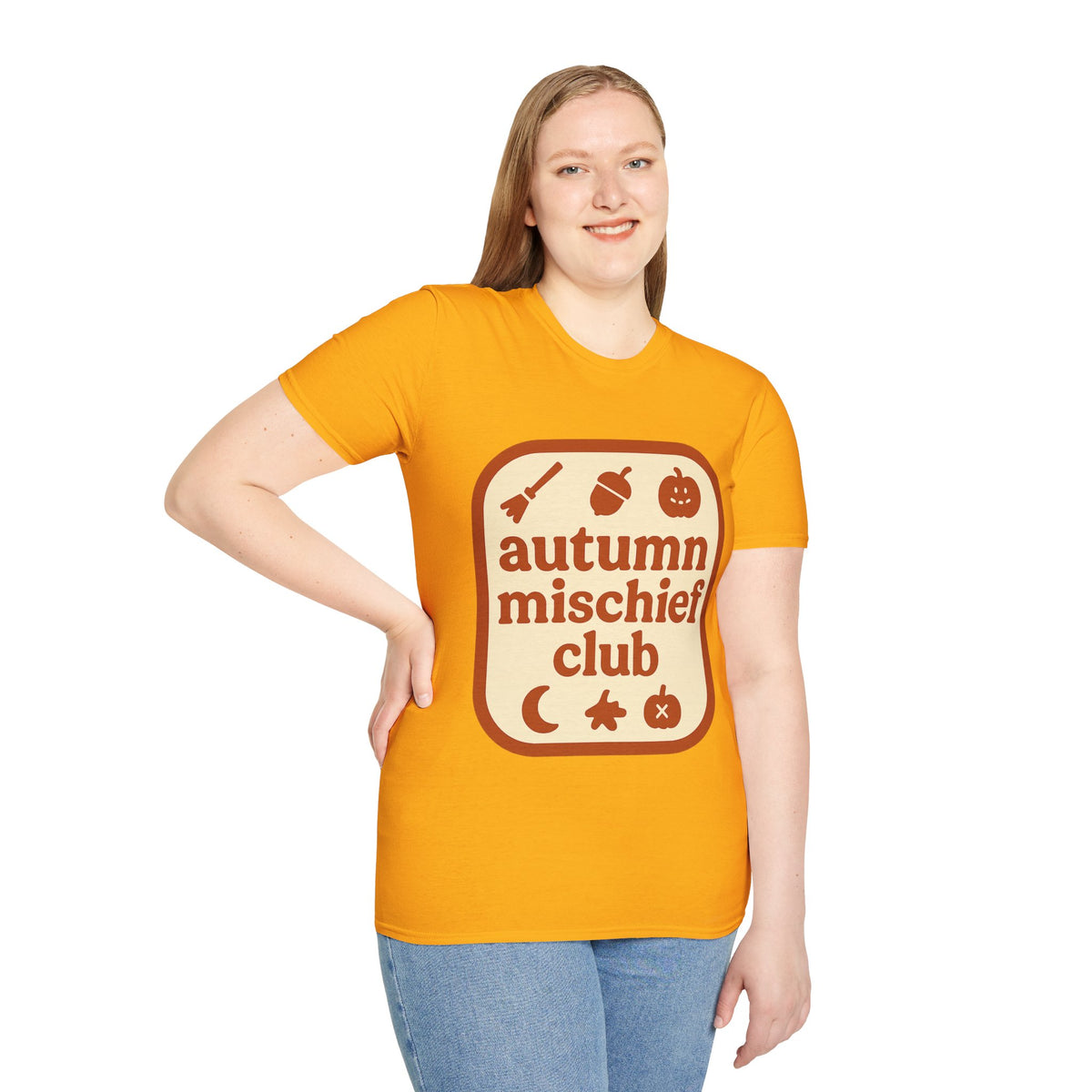 Autumn Mischief Club T-Shirt — Cozy Fall Graphic Tee - Trending Now - August 2026