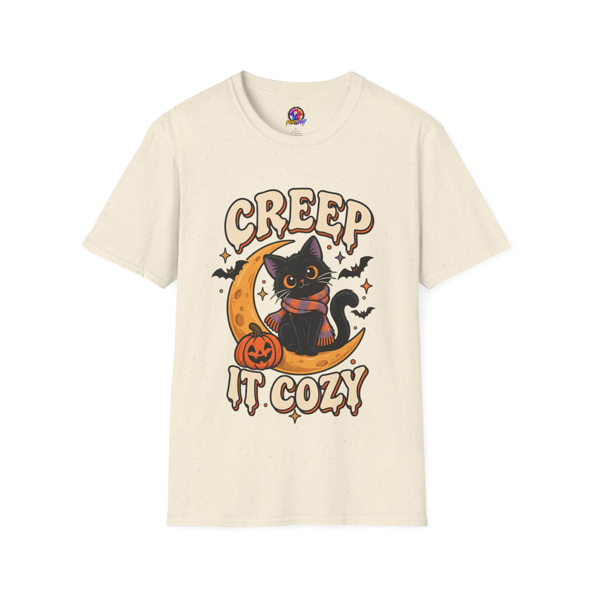 Creep It Cozy Halloween Cat T-Shirt