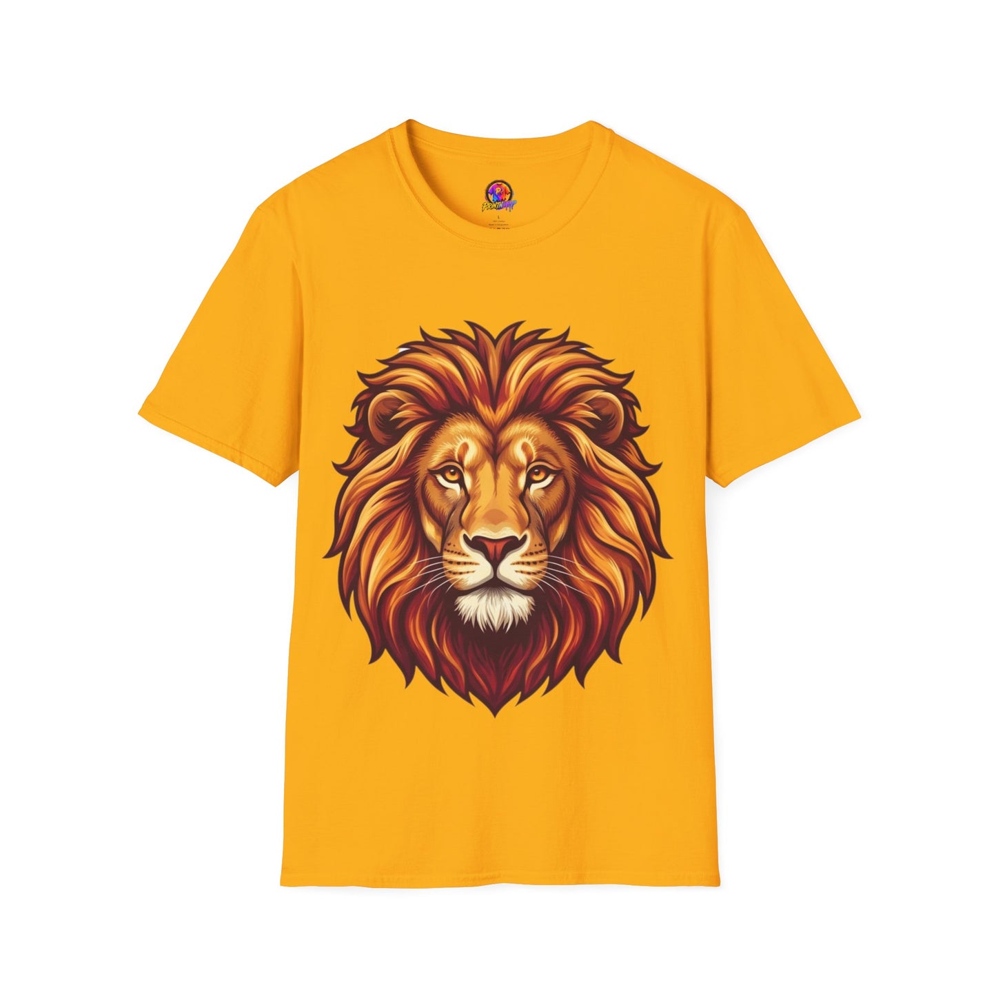 Lion Face T-Shirt — Majestic Lion Head Graphic Tee