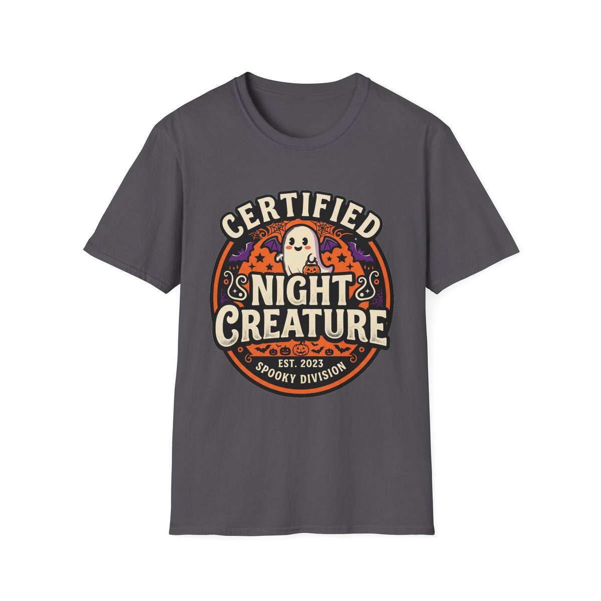 Certified Night Creature T-Shirt – Funny Halloween Bat Lover Tee - Trending Now - August 2026