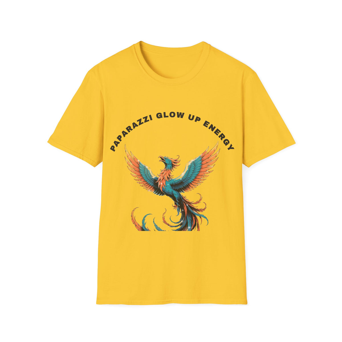 Phoenix Graphic T-Shirt — "Paparazzi Glow Up Energy" Inspirational Casual Tee - Trending Now - September 2026