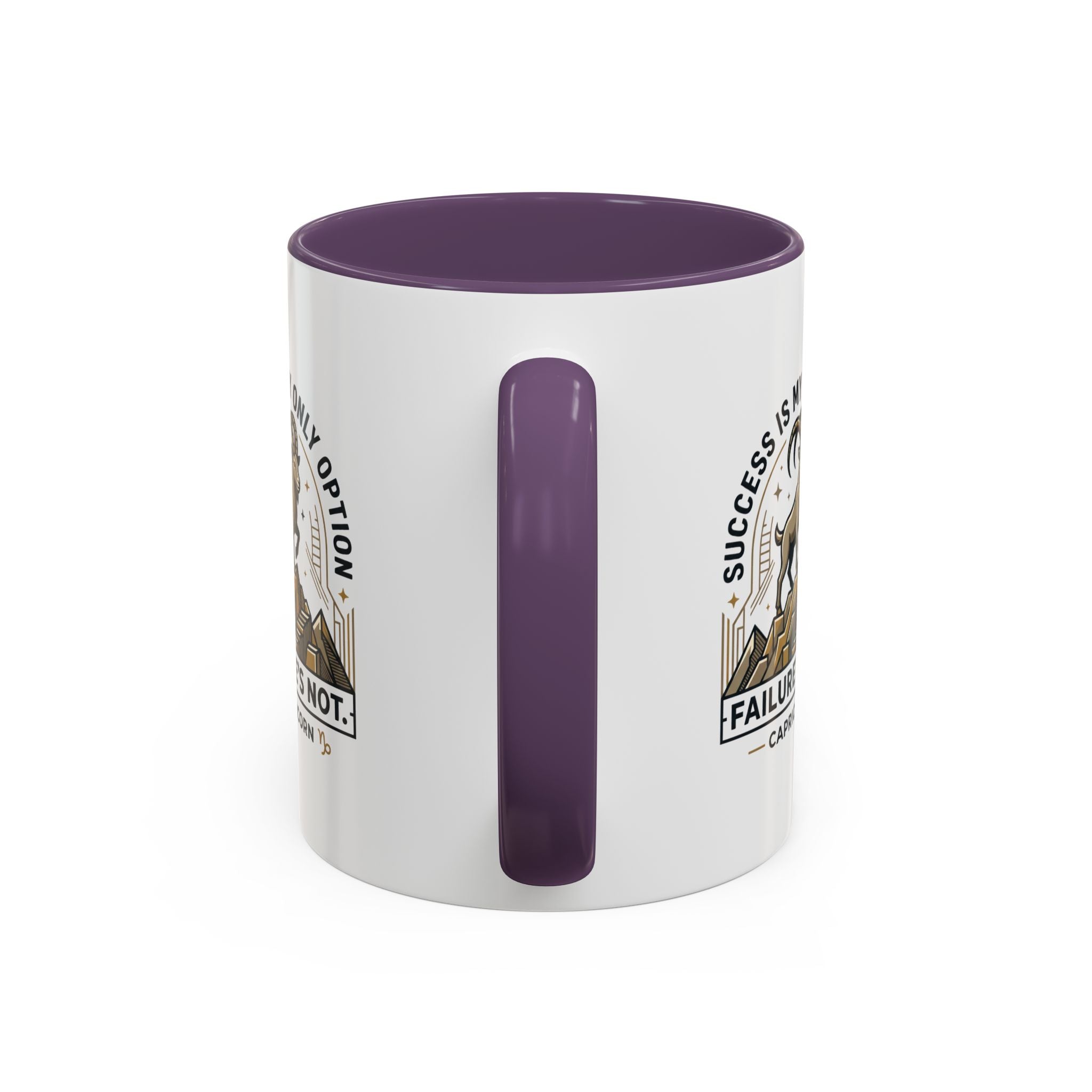 Capricorn Coffee Mug – "Success Is My Only Option, Failure's Not" Zodiac Gift
