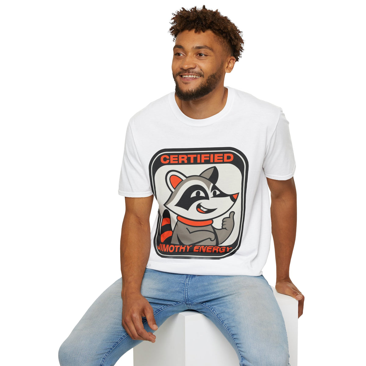 Certified Timothy Energies T-Shirt — Retro Raccoon Graphic Tee - Trending Now - August 2026
