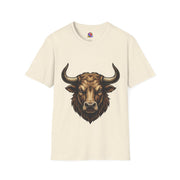 Taurus Bull Head T‑Shirt — Rustic Buffalo Graphic Tee