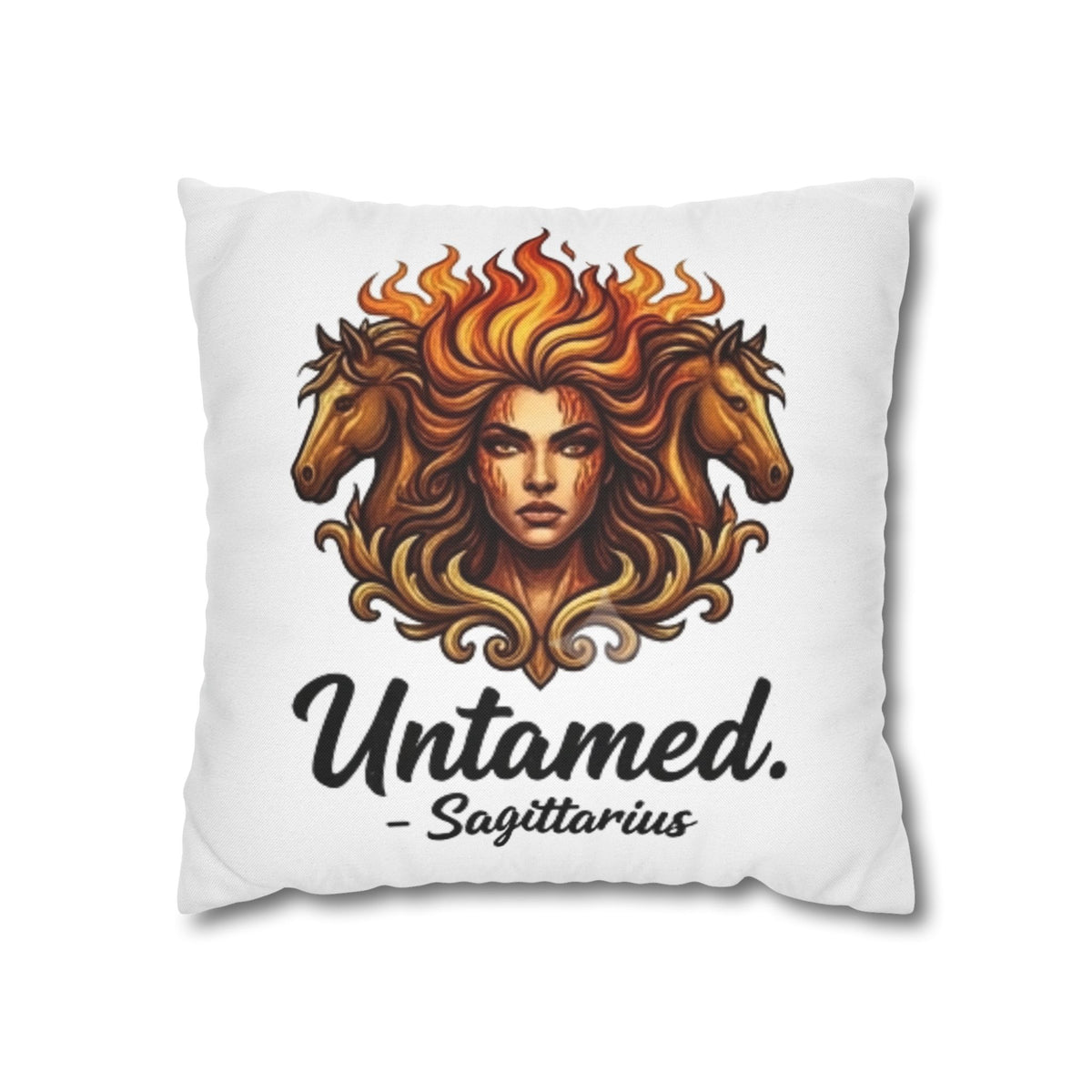Sagittarius 'Untamed' Decorative Pillowcase – Astrology Zodiac Home Accent