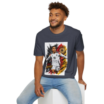 Germany Soccer Player Graphic T-Shirt — Jamal Musiala Germany Jersey Design