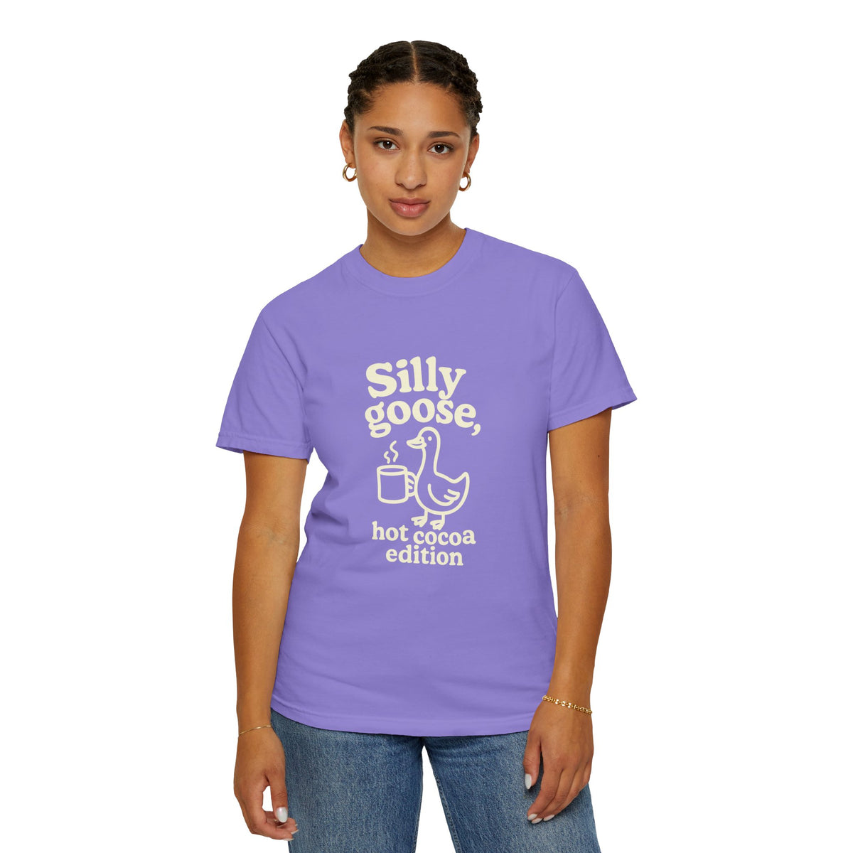 Silly Goose Hot Cocoa T-Shirt — Cute Winter Graphic Tee - Trending Now - October 2026