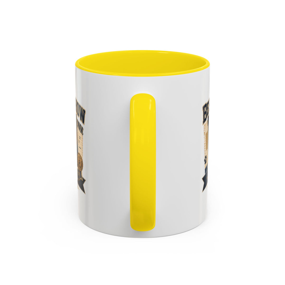 Milo Bailey Dog Dad Mom Best in Show Personalized Dog Mug — "Milo" Photo Accent Coffee Mug