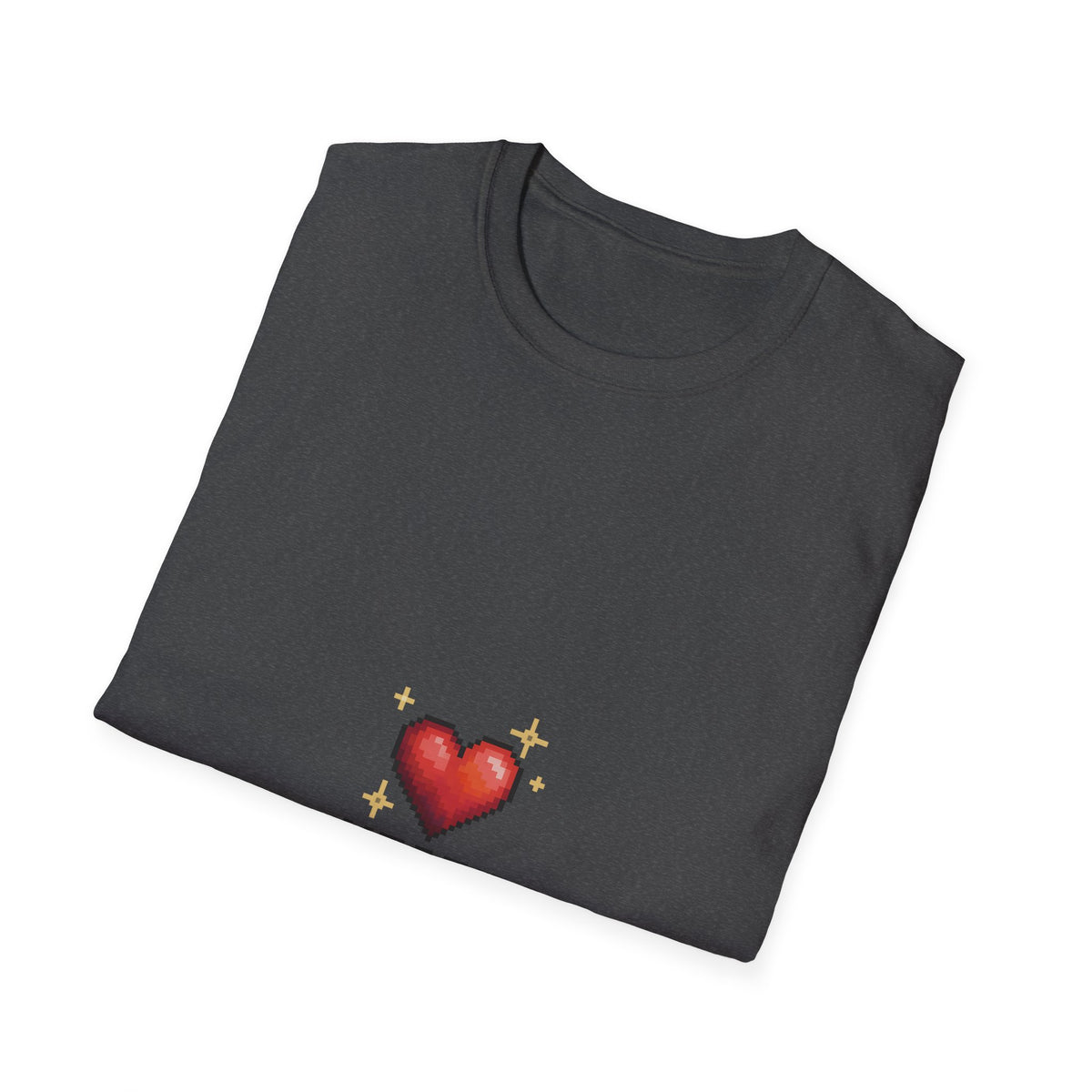 Heart Mode On T-Shirt — Cute Pixel Heart Graphic Tee - Trending Now - October 2026