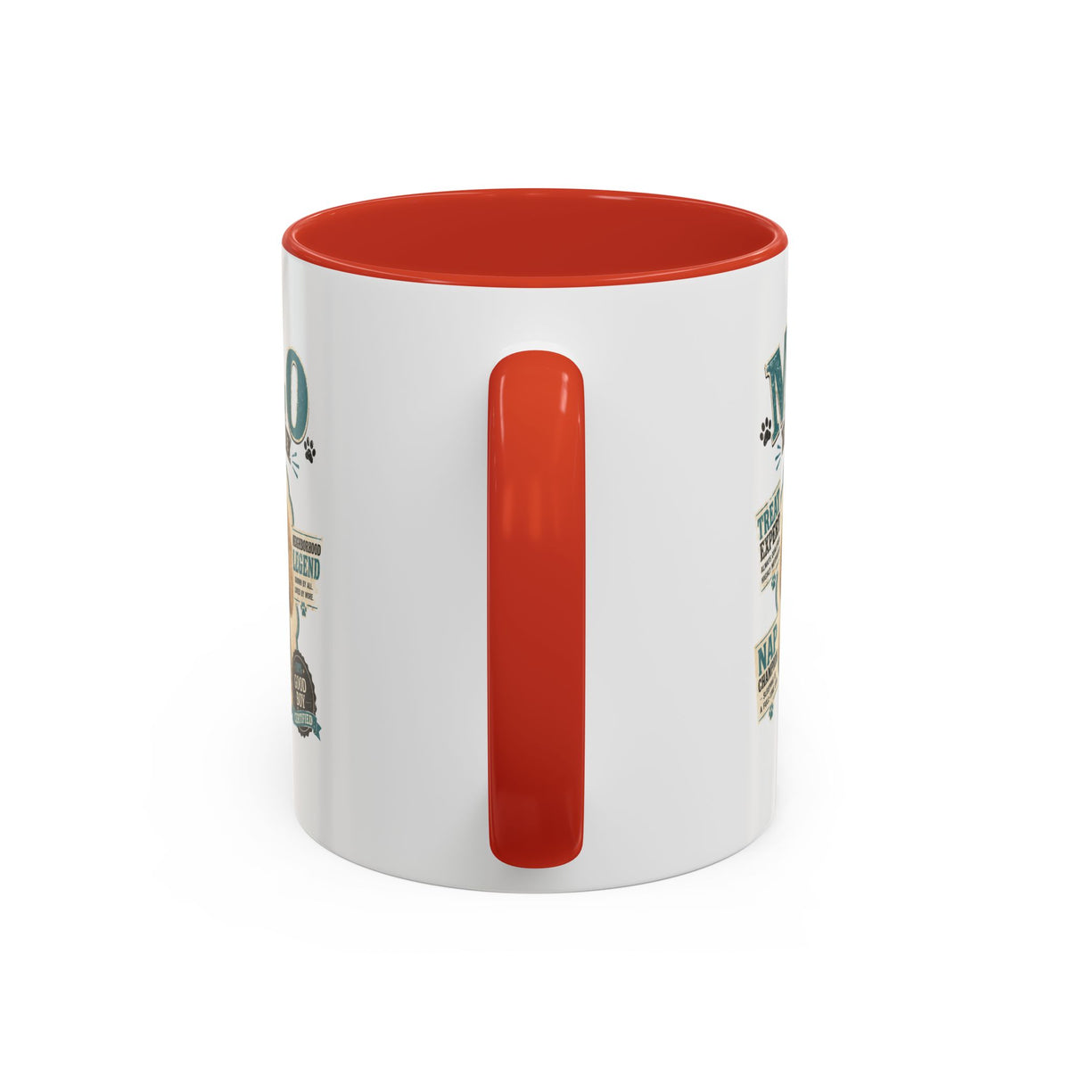 Milo Bailey Dog Dad Mom Personalized Dog Mug — "Milo The Good Boy" Accent Coffee Mug
