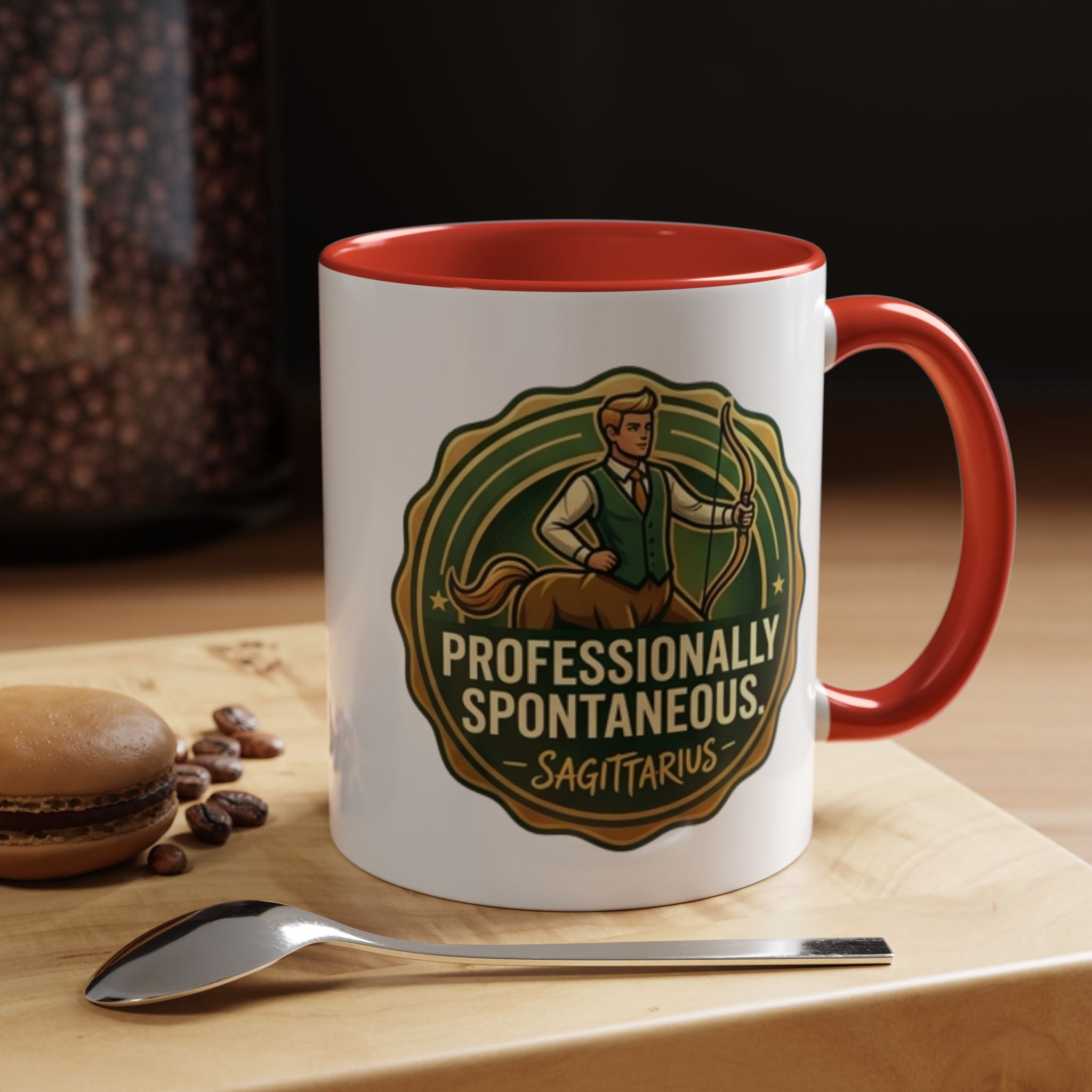 Sagittarius Coffee Mug - "Professionally Spontaneous" Zodiac Accent Mug