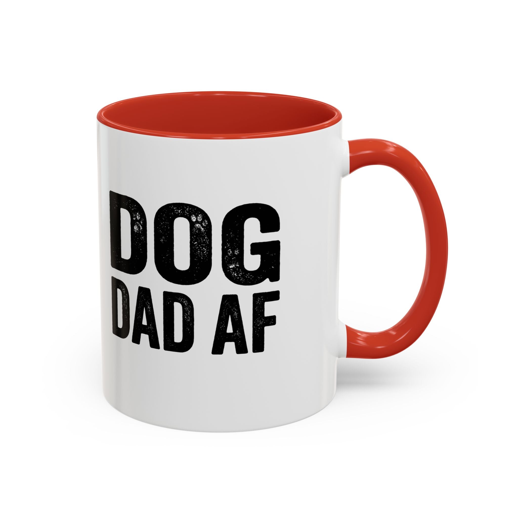 Funny Dog Dad AF Coffee Mug – Funny Black Accen Gift for Dog Lovers