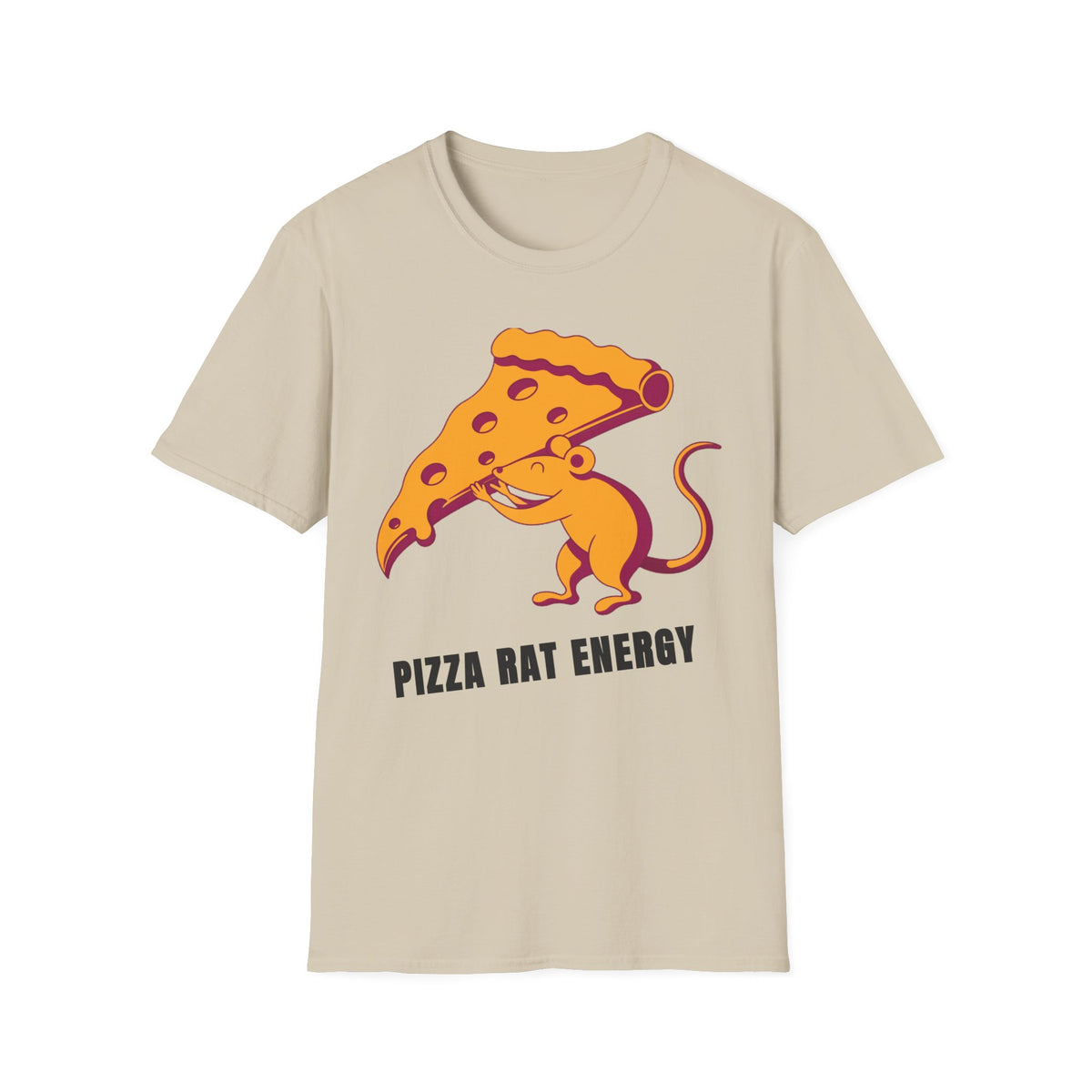Pizza Rat Energy T-Shirt — Funny Pizza Slice & Rat Graphic Tee - Trending Now - September 2026