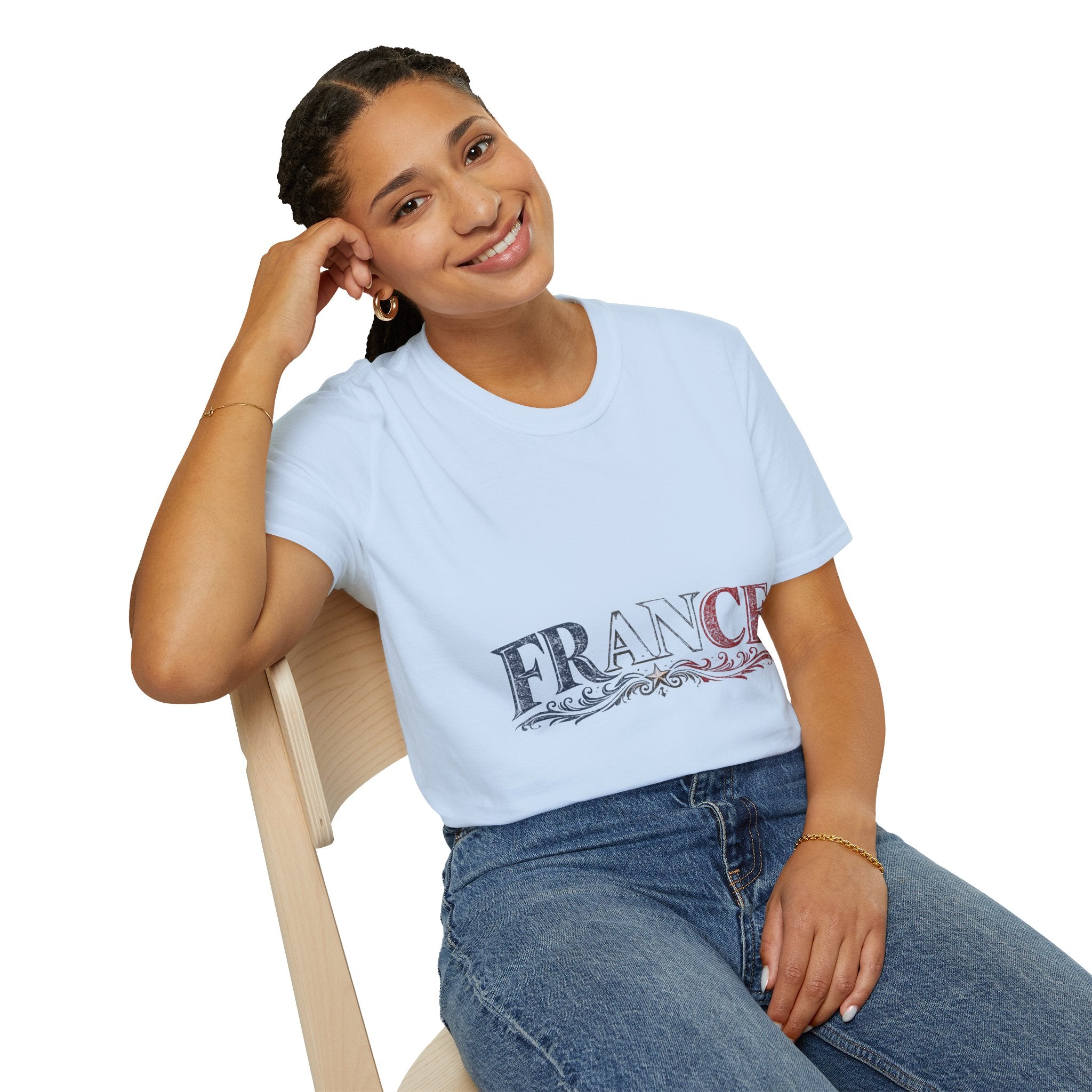 France Vintage Script T-Shirt
