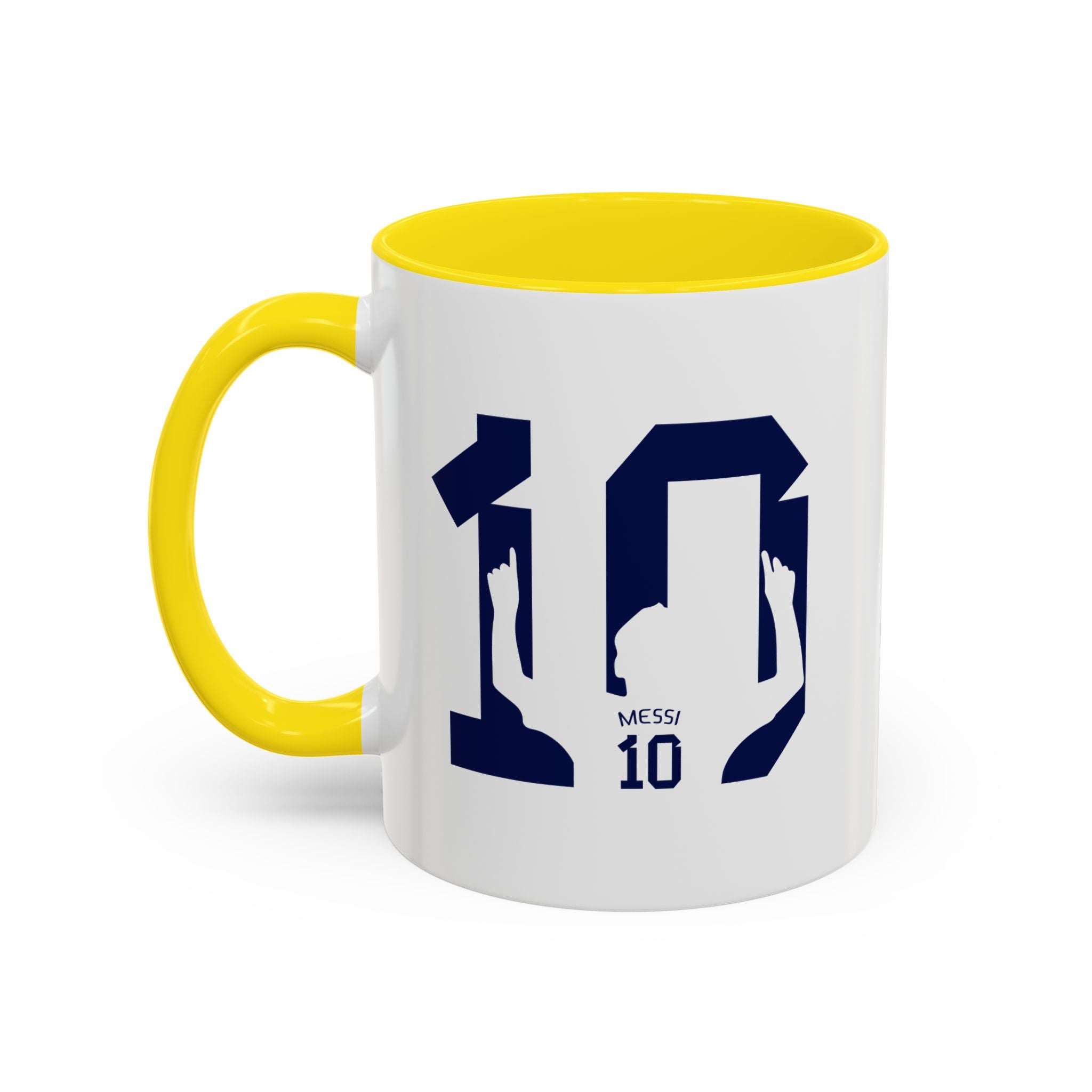 Messi Number 10 Coffee Mug — Soccer Fan Accent Mug