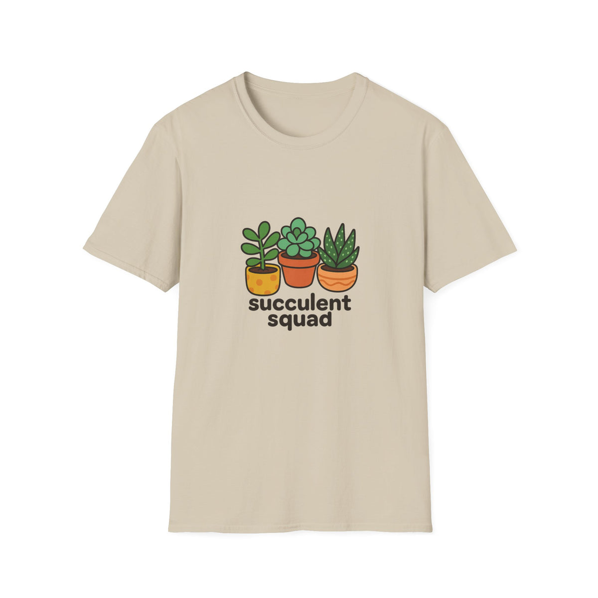 Succulent Trio T-Shirt — Cute Potted Plant Graphic Tee - Trending Now - August 2026