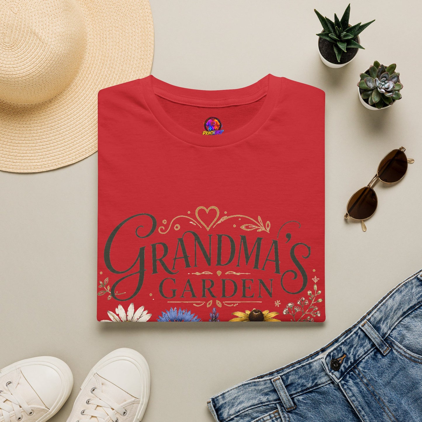 Grandma's Garden T-Shirt — Floral ‘Grandma’s Garden’ Gift Tee