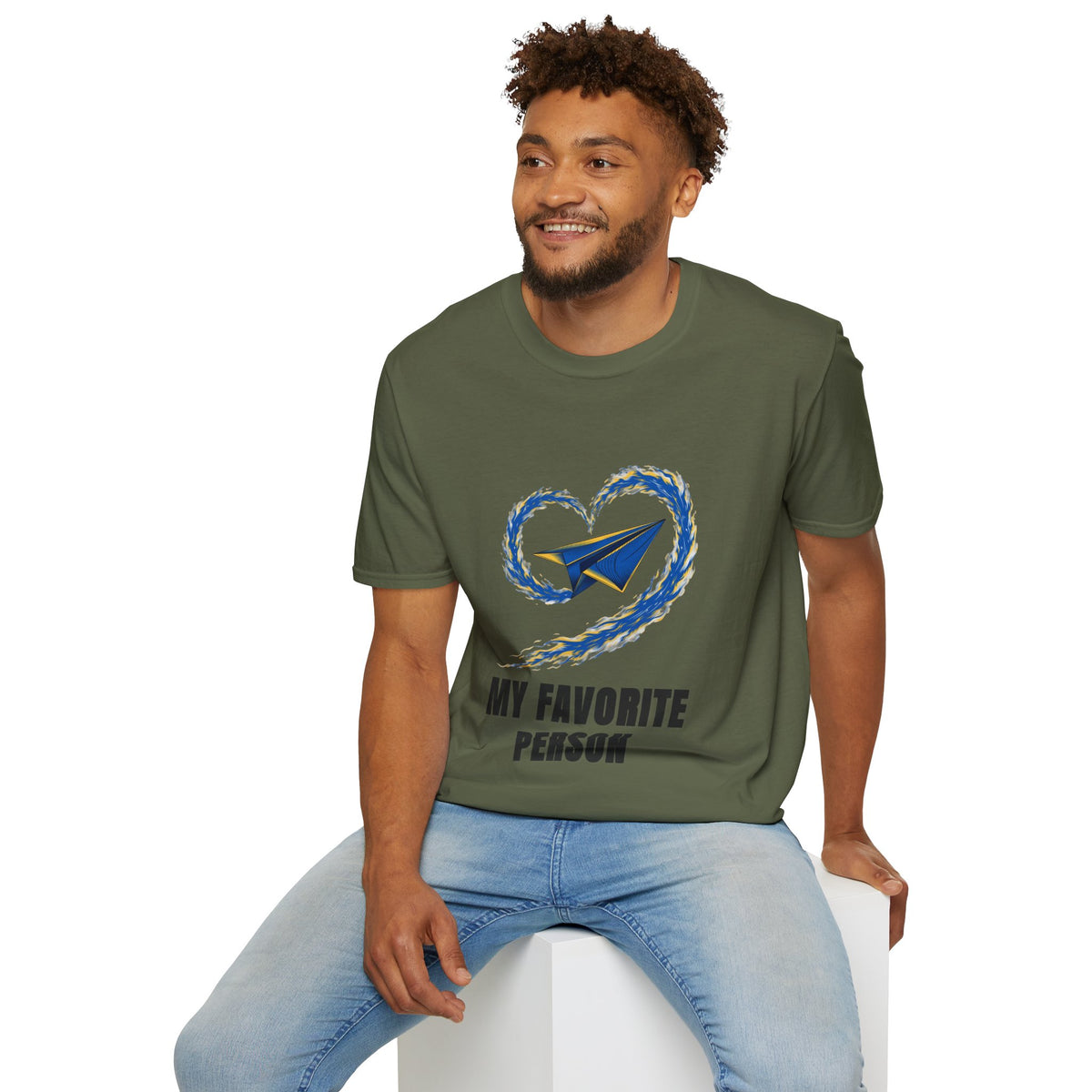 Paper Plane Heart T-Shirt — “My Favorite Person” Graphic Tee - Trending Now - August 2026